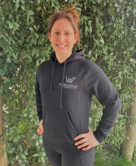 Black Warrabilla Pullover Ladies Hoodie